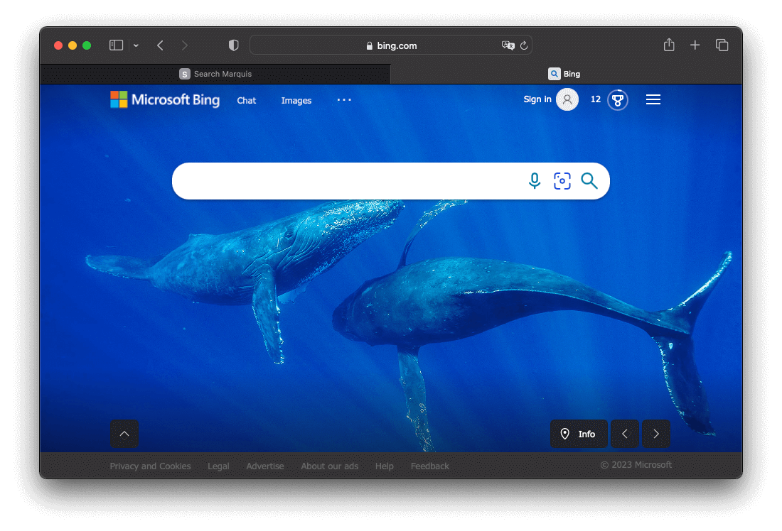 As odd as it may sound, Search Marquis ultimately forwards web traffic to Bing As odd as it may sound, Search Marquis ultimately forwards web traffic to Bing